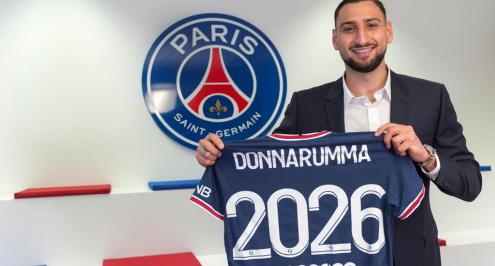 رسمياً.. باريس سان جيرمان يضم دوناروما حتى 2026
